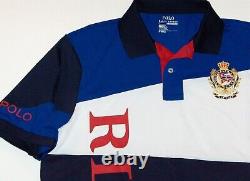 POLO RALPH LAUREN Men's Classic Fit Crest Nautical Yacht Performance Polo Shirt