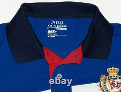 POLO RALPH LAUREN Men's Classic Fit Crest Nautical Yacht Performance Polo Shirt