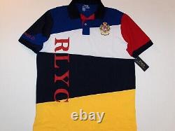 POLO RALPH LAUREN Men's Classic Fit Crest Nautical Yacht Performance Polo Shirt