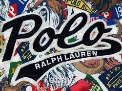 POLO RALPH LAUREN Men's Mascot Pennant Collegiate Custom Slim Fit Mesh Shirt NWT