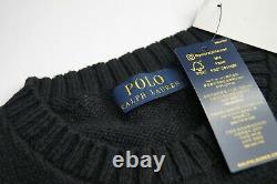 POLO RALPH LAUREN Men's Polo Cocoa Bear Cotton Blend Pullover Sweater NEW NWT