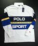 Polo Ralph Lauren Men's Polo Sport Classic Fit Bold Colorblock Rugby Shirt Nwt