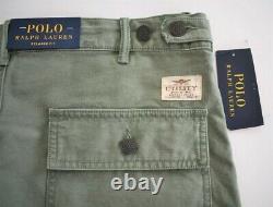 POLO RALPH LAUREN Men's Relaxed Fit Distressed Paint Splatter Utility Chino Pant