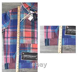 POLO RALPH LAUREN Men's XL Multi Plaid Fleece Lined Pullover Hoodie NWT $388