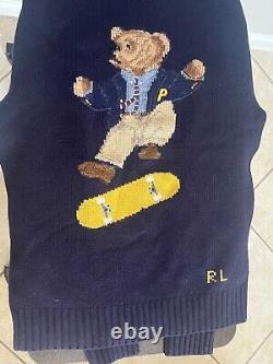 Palace x Polo Ralph Lauren Bear Sweater size Small