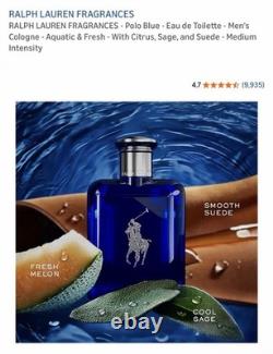 Polo Blue by Ralph Lauren Cologne for Men 6.7 oz Brand New (100% Authentic)