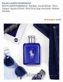 Polo Blue by Ralph Lauren Cologne for Men 6.7 oz Brand New (100% Authentic)