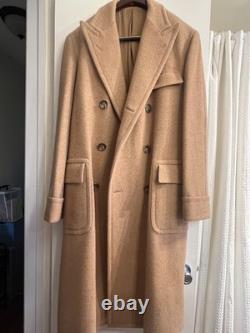 Polo Ralph Lauren 100% Camel Hair Polo Coat 44r- flawless condition