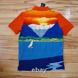 Polo Ralph Lauren 1967 Geneva Regatta Yacht Sailing Mesh Polo Shirt NWT L