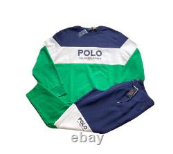 Polo Ralph Lauren 1967 Shield Colorblock Tracksuit Sweatsuit New WithTags Men's L