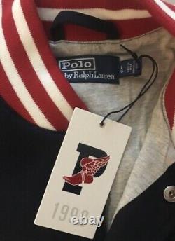 Polo Ralph Lauren 1992 P-Wing Stadium Baseball Jacket Sz Large