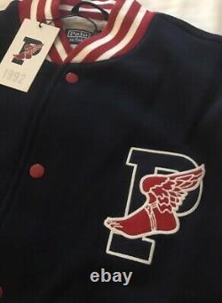 Polo Ralph Lauren 1992 P-Wing Stadium Baseball Jacket Sz Large