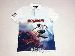 Polo Ralph Lauren 2024 Paris Olympic Team USA Skateboard Graphic Mesh Polo Shirt