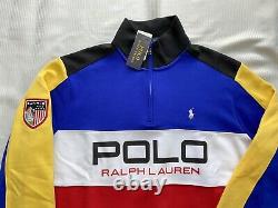 Polo Ralph Lauren 67 Alpine Racing 1/4 Zip Tracksuit Sweatsuit New WithTag Mens XL