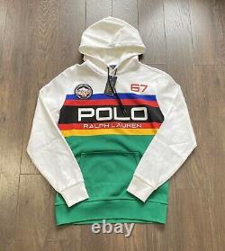 Polo Ralph Lauren 67 Alpine Racing Hoodie Sweatshirt Sweater New WithTags Men's L