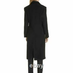 Polo Ralph Lauren $798 Double Breasted Wool Tuxedo Coat Black Women's, Size 8