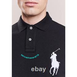 Polo Ralph Lauren Big Pony Custom Slim Fit Mesh Long Sleeve Shirt Mens Sz Medium