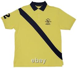 Polo Ralph Lauren Big & Tall #2 Yellow /Navy Polo SIZE 4XLT Brand New