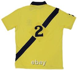 Polo Ralph Lauren Big & Tall #2 Yellow /Navy Polo SIZE 4XLT Brand New
