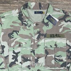 Polo Ralph Lauren Big & Tall Military Over Shirt Jacket Camo Size 2XB NWT $298