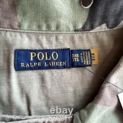 Polo Ralph Lauren Big & Tall Military Over Shirt Jacket Camo Size 3XB NWT $298
