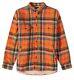 Polo Ralph Lauren Big & Tall Orange Plaid Fleece Lined Overshirt Jacket New