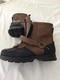 Polo Ralph Lauren Boot Men 12d Brown Black Conquest Hi Ii Leather Double Zip New