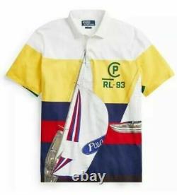 Polo Ralph Lauren CP-93 Shirt MENS L LARGE Regatta Sailing Crest Capsule Limited