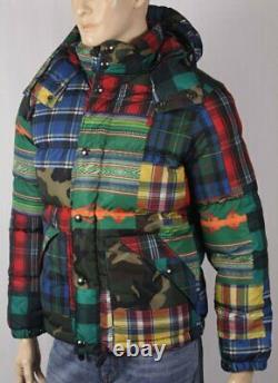 Polo Ralph Lauren Camo Patchwork Down Puffer Coat Ski Nwt $398