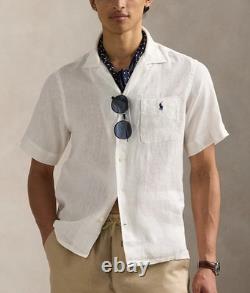 Polo Ralph Lauren Camp Linen Shirt Short Sleeve Brand New Xxl