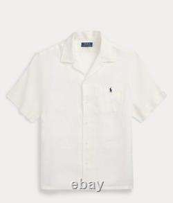 Polo Ralph Lauren Camp Linen Shirt Short Sleeve Brand New Xxl