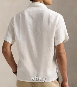 Polo Ralph Lauren Camp Linen Shirt Short Sleeve Brand New Xxl