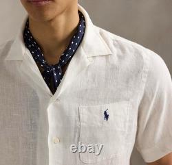 Polo Ralph Lauren Camp Linen Shirt Short Sleeve Brand New Xxl