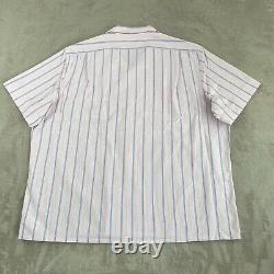 Polo Ralph Lauren Camp Shirt Men 2XL Pink Striped Loop Collar Classic Fit NWT