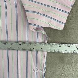 Polo Ralph Lauren Camp Shirt Men 2XL Pink Striped Loop Collar Classic Fit NWT