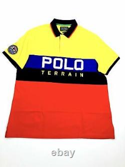 Polo Ralph Lauren Classic Fit Polo Terrain Yellowfin Multi Rugby Mesh Polo Shirt