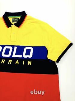Polo Ralph Lauren Classic Fit Polo Terrain Yellowfin Multi Rugby Mesh Polo Shirt