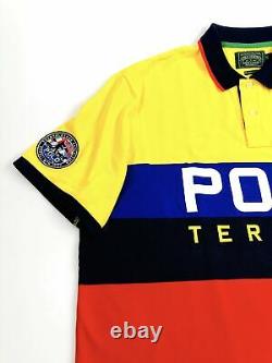 Polo Ralph Lauren Classic Fit Polo Terrain Yellowfin Multi Rugby Mesh Polo Shirt