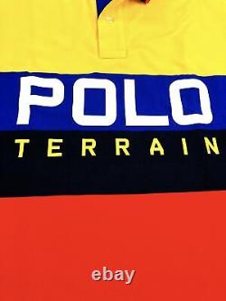 Polo Ralph Lauren Classic Fit Polo Terrain Yellowfin Multi Rugby Mesh Polo Shirt