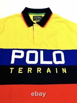 Polo Ralph Lauren Classic Fit Polo Terrain Yellowfin Multi Rugby Mesh Polo Shirt