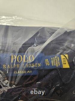 Polo Ralph Lauren Classic Fit Saddle Print Graphic Short Sleeve Polo Sz XL New