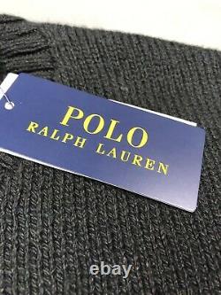 Polo Ralph Lauren Cocoa Bear Polo Bear Knit Sweater XL Red Black LTD Edition