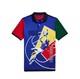Polo Ralph Lauren Color Block Basketball Graphic Mesh Polo Classic Fit Size Lrg