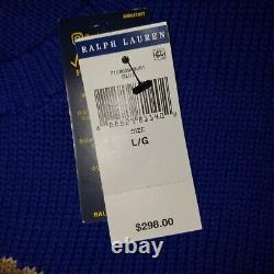 Polo Ralph Lauren Cotton Bear Sweater L