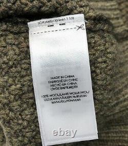 Polo Ralph Lauren Country Adirondack Camo Wool Sweater Knit Green Brown Mens XL