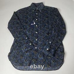 Polo Ralph Lauren Custom Fit Paisley Corduroy Button Down Shirt Mens Sz M NWT