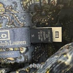 Polo Ralph Lauren Custom Fit Paisley Corduroy Button Down Shirt Mens Sz M NWT