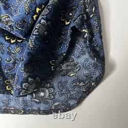 Polo Ralph Lauren Custom Fit Paisley Corduroy Button Down Shirt Mens Sz M NWT