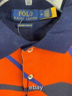 Polo Ralph Lauren Custom Slim Fit S/S Rowing Mesh Polo Shirt Men's $168 NEW RARE