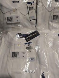 Polo Ralph Lauren Custom Slim Fit Women Shirt Lot Of 4 Size L